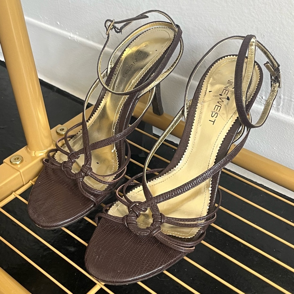 Nine West vintage brown heels